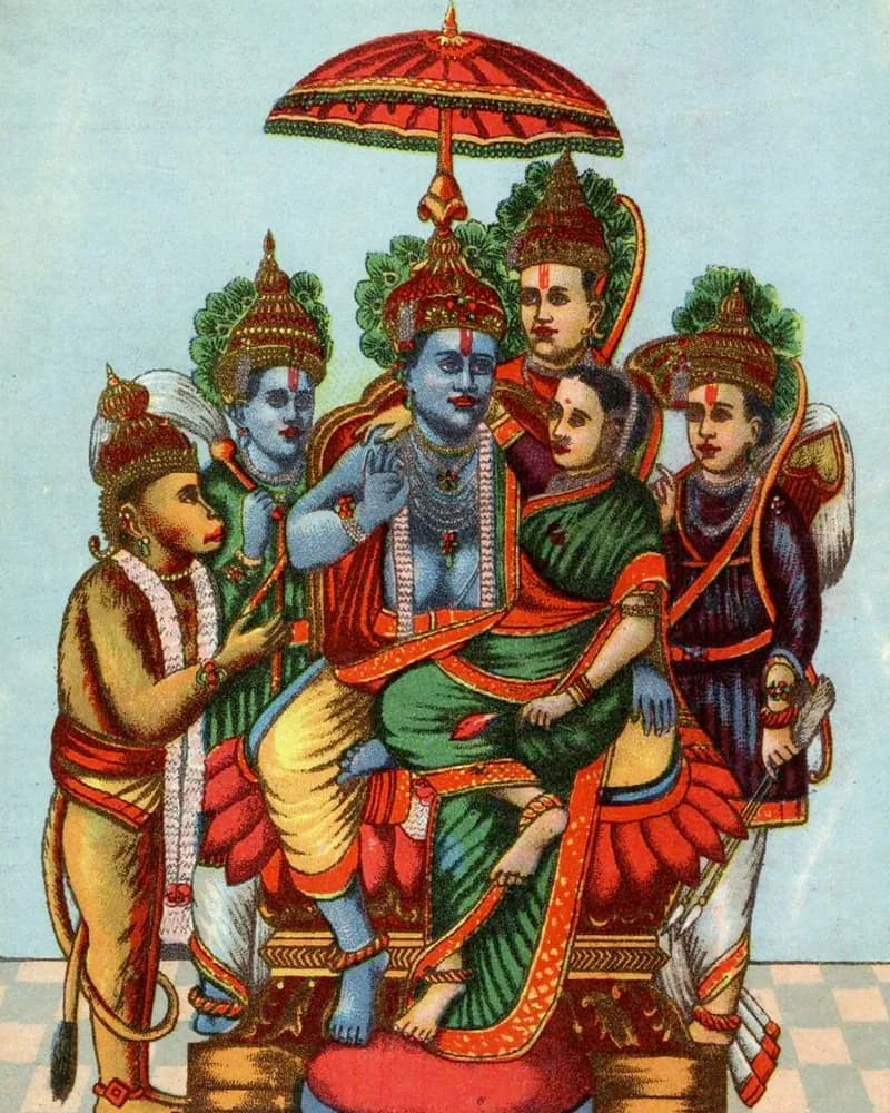 Ram Ji — Raja Ravi Varma painting